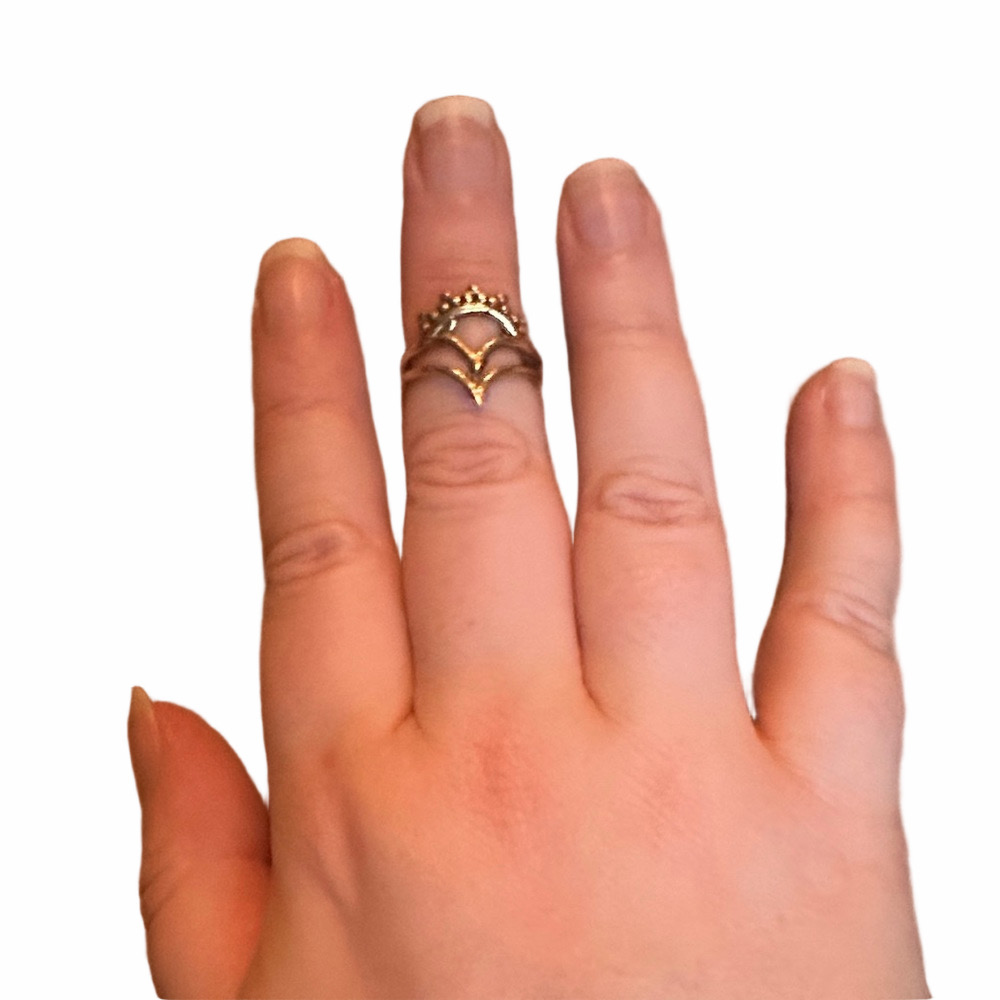 Gold Crown Ring